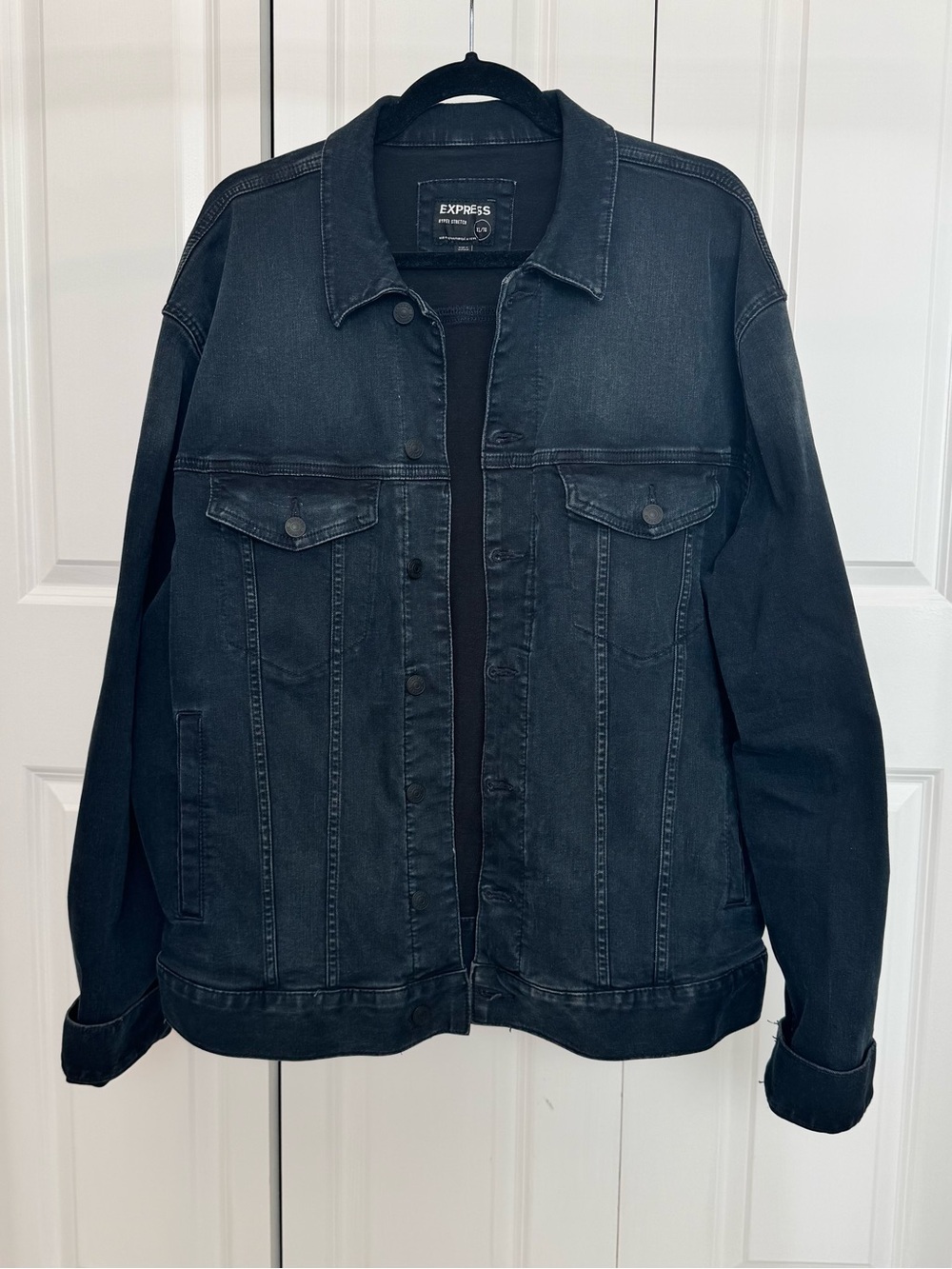 Men’s Hyper Stretch Dark Denim Jacket